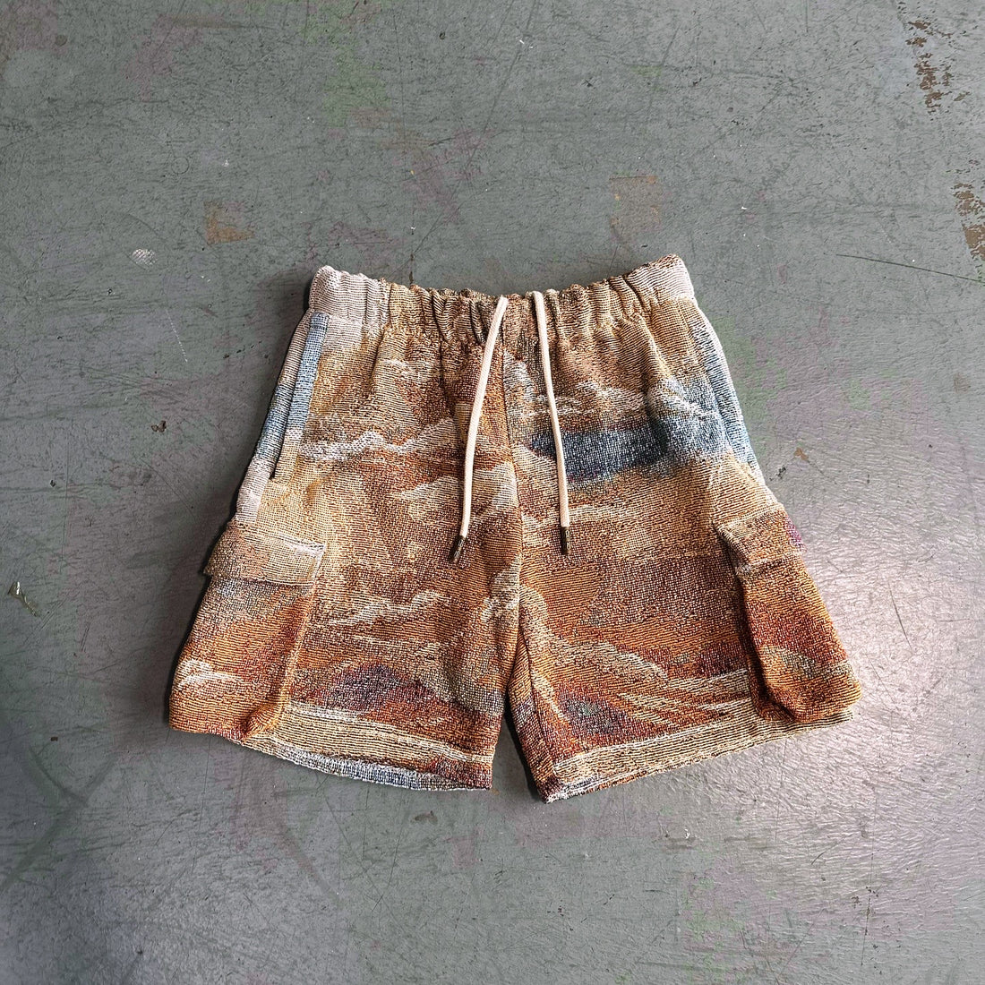 Heaven on Earth Tapestry Cargo Shorts