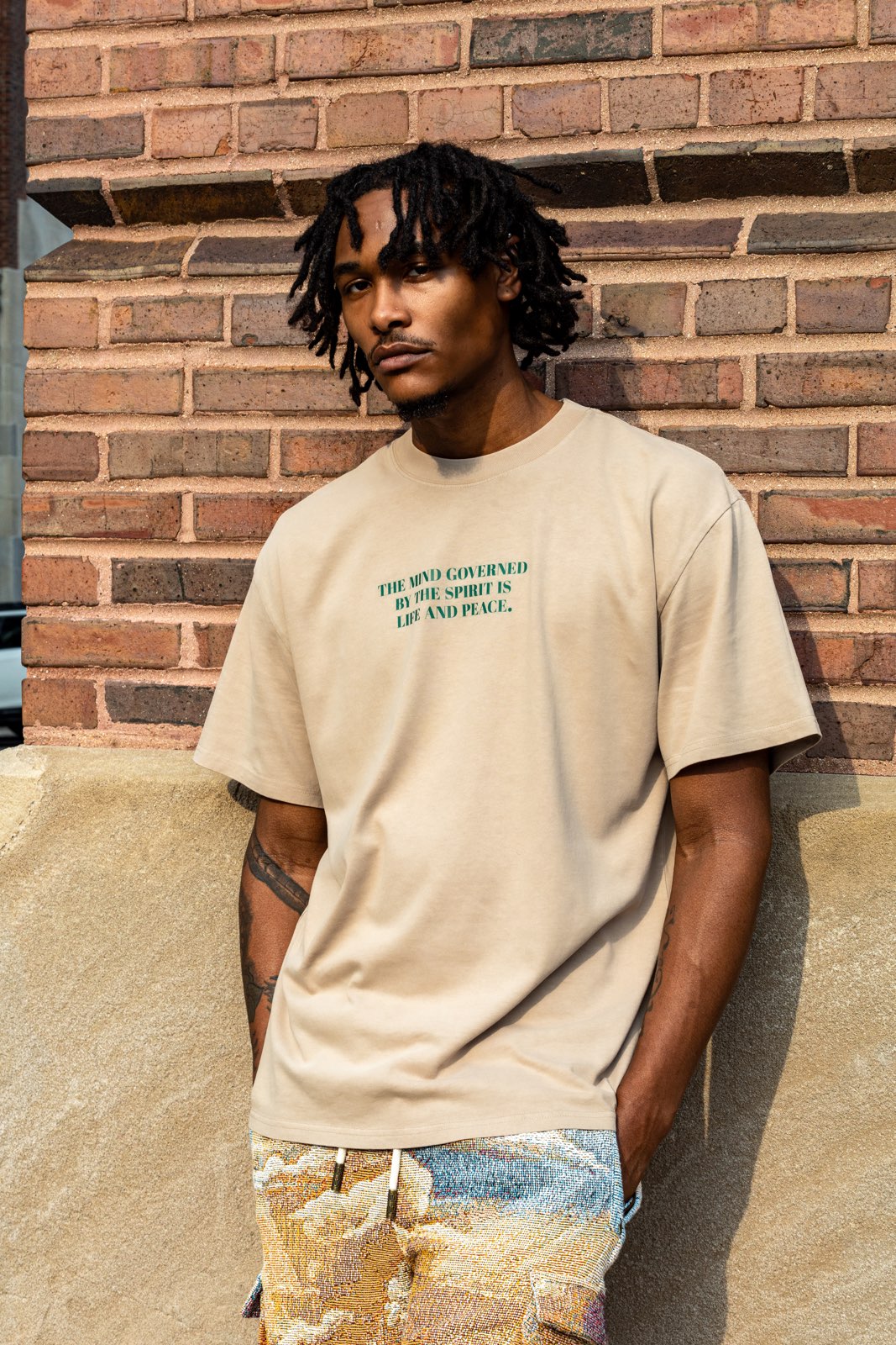 Overcome The Flesh Statement Tee