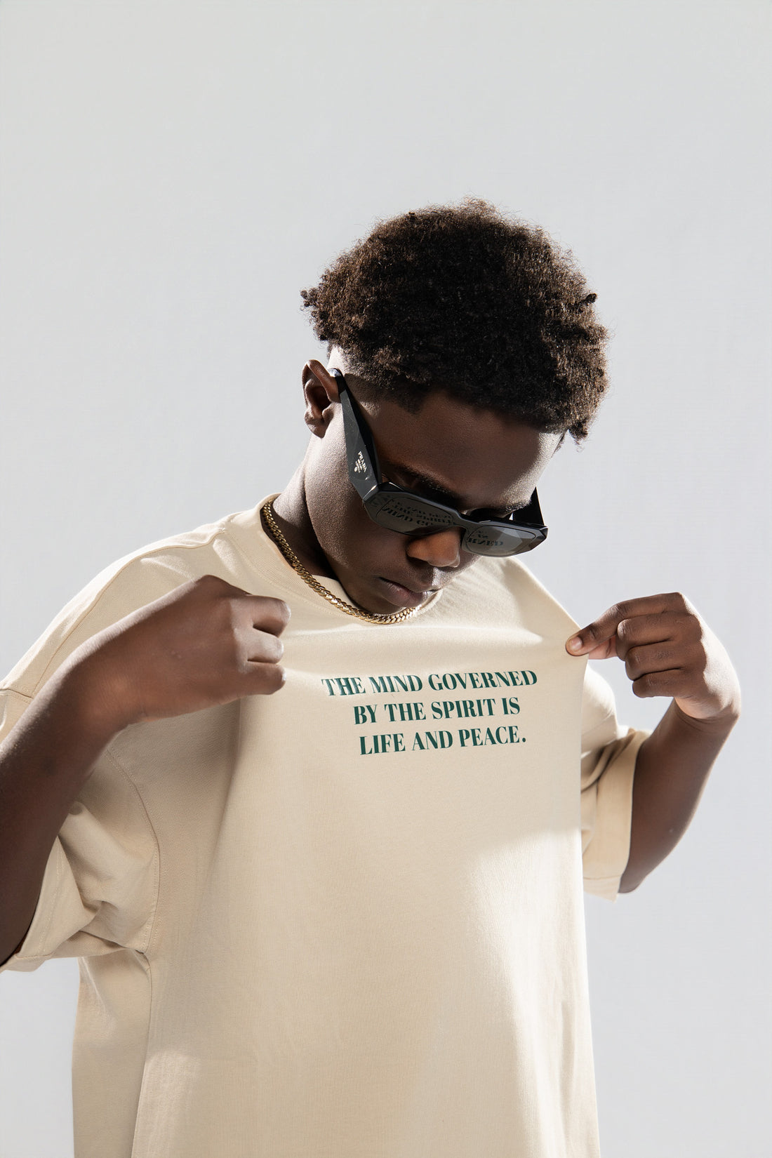 Overcome The Flesh Statement Tee