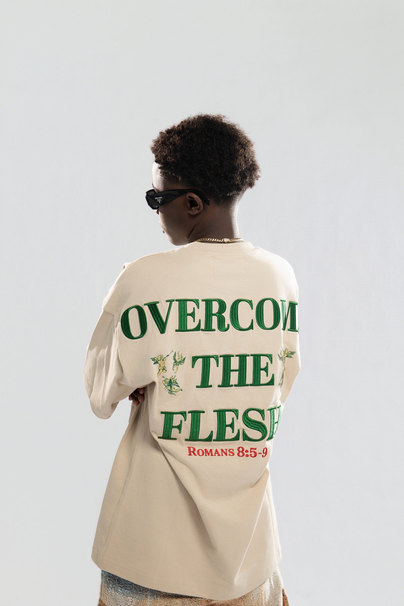 Overcome The Flesh Statement Tee