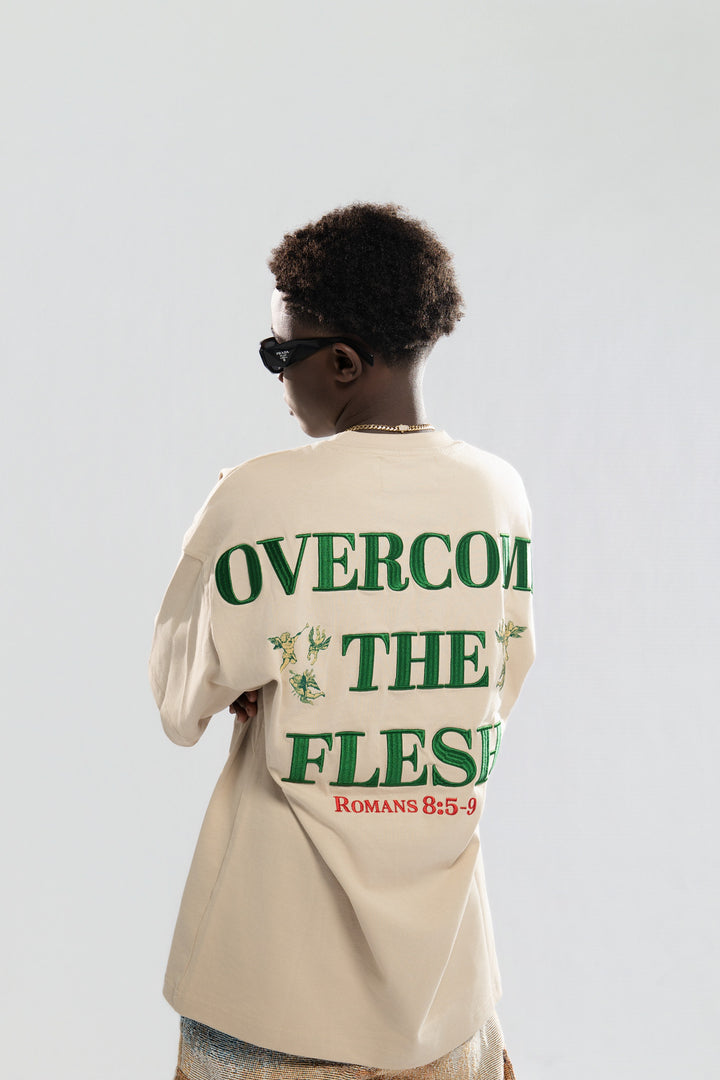 Overcome The Flesh Statement Tee