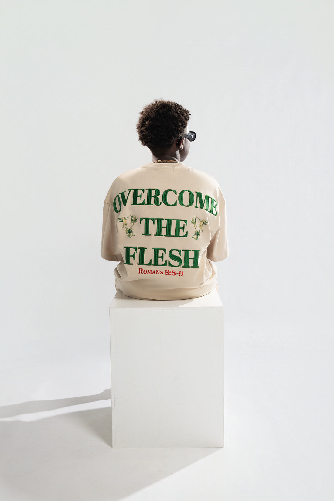 Overcome The Flesh Statement Tee