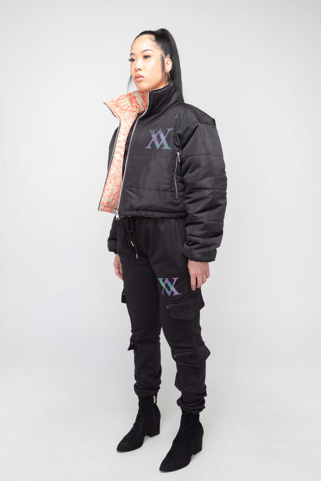 REVERSIBLE CAMO PUFFER JACKET