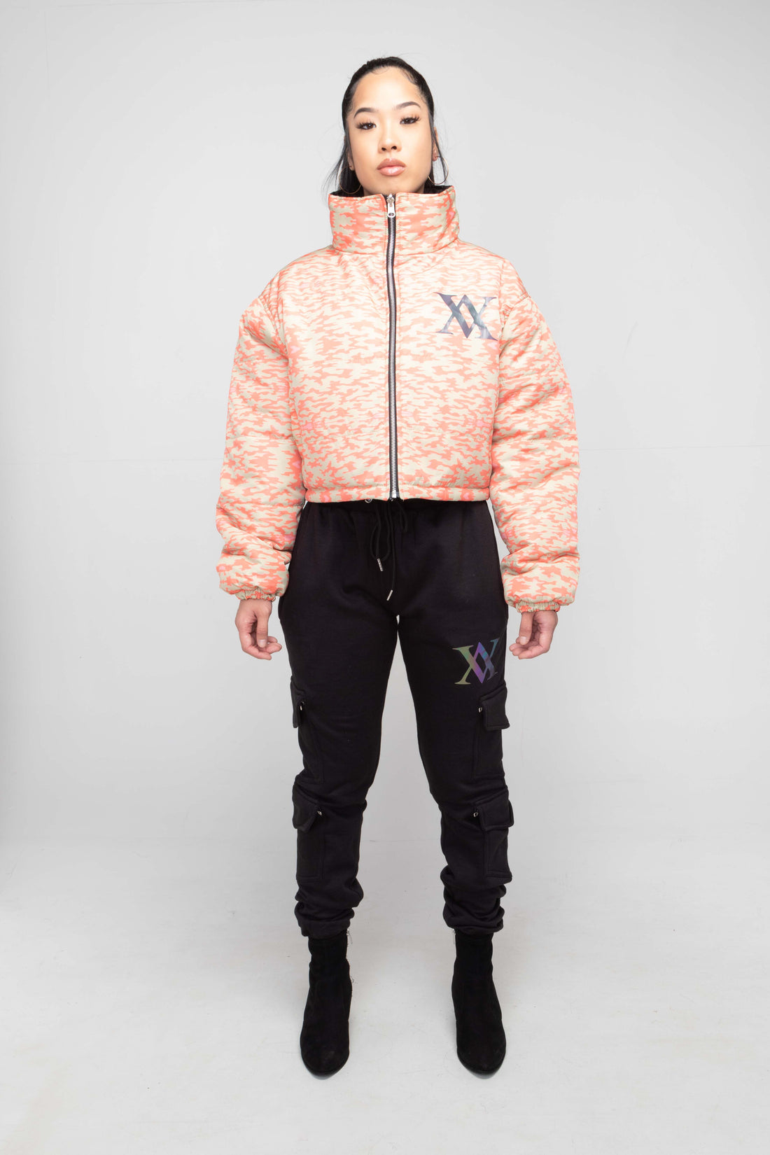 REVERSIBLE CAMO PUFFER JACKET