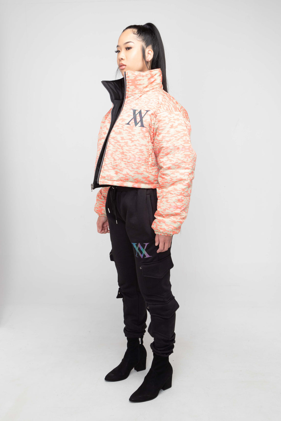 REVERSIBLE CAMO PUFFER JACKET
